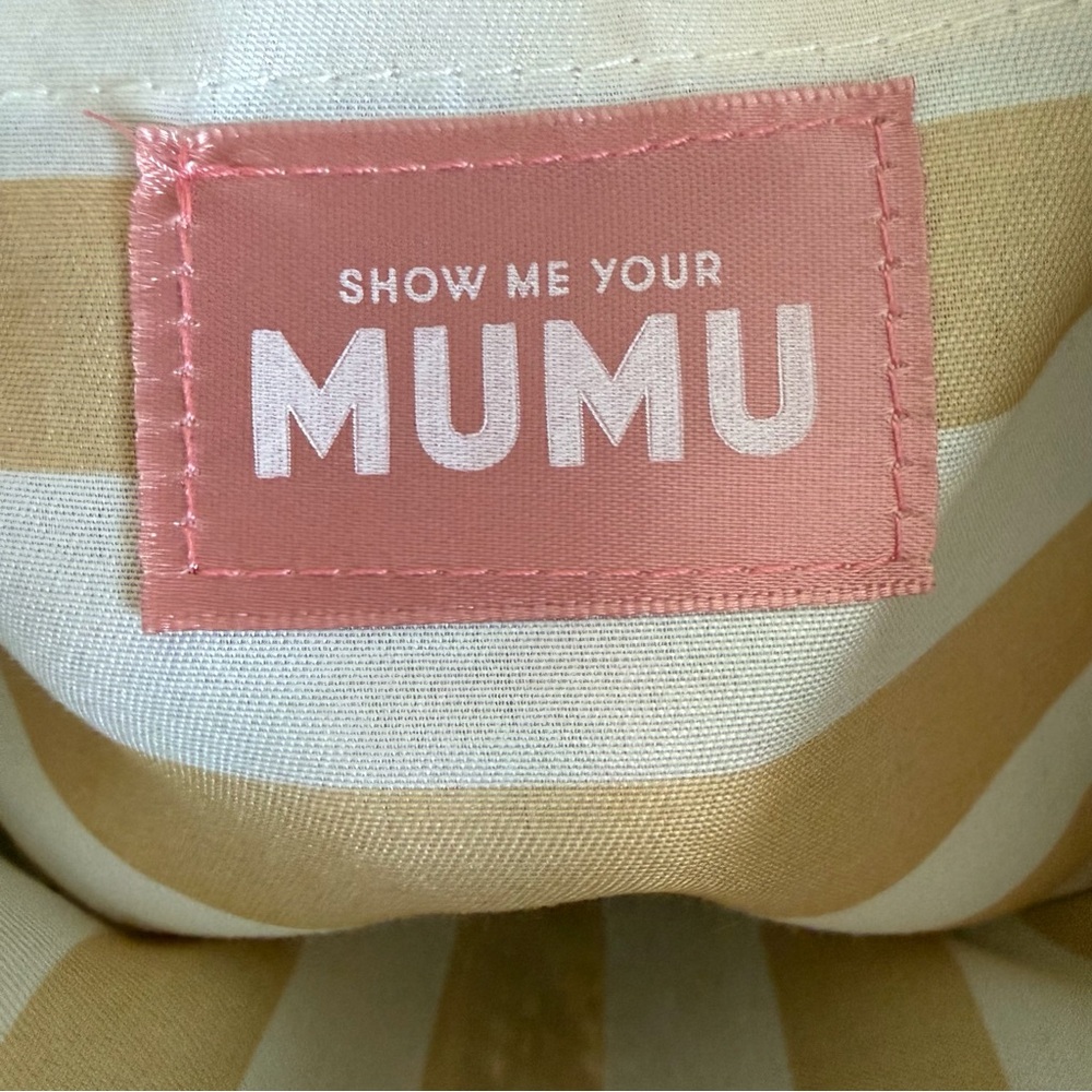 Show Me Your MuMu Natural Straw and White Trim Tote - Picture 5 of 5